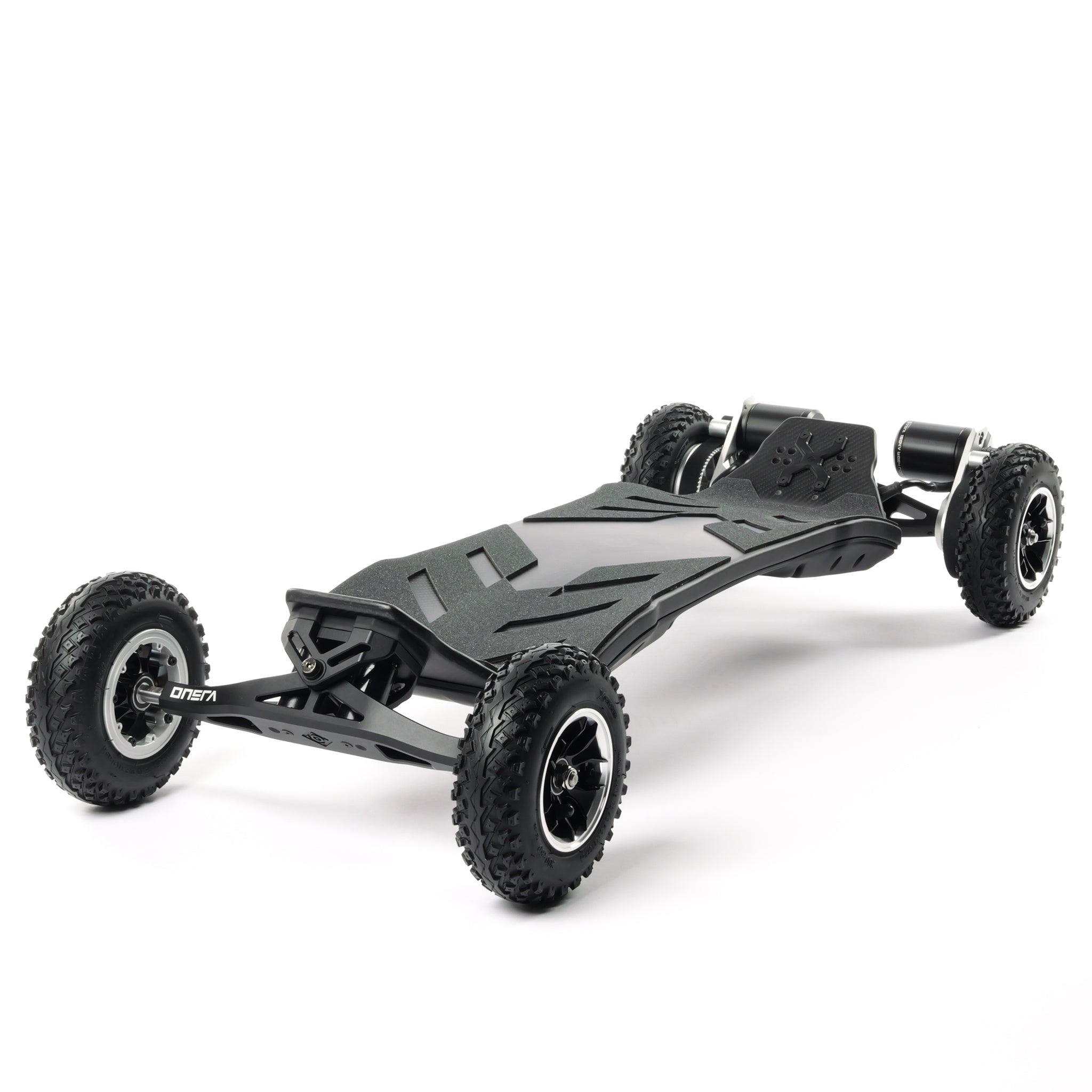 ONSRA VELAR electric skateboard riding on hot Australian pavement with large wheels and carbon deck built for long distances