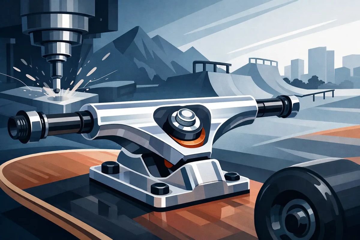 CNC Skateboard Trucks Built for Hard Riding