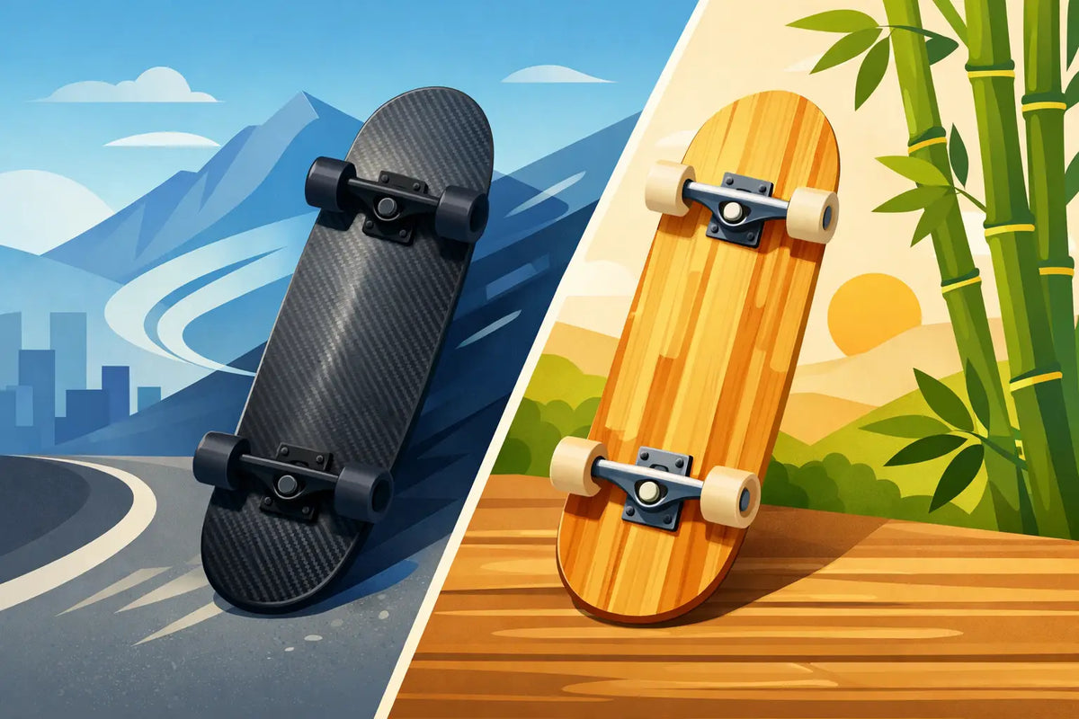 Carbon Deck vs Bamboo Deck: Which Rides Better?