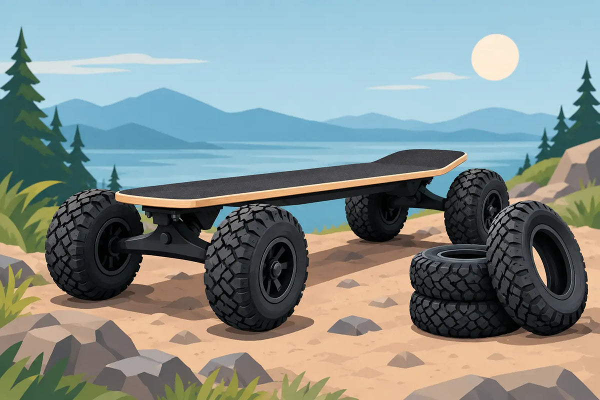 Best All Terrain Skateboard Tires for Real Riding