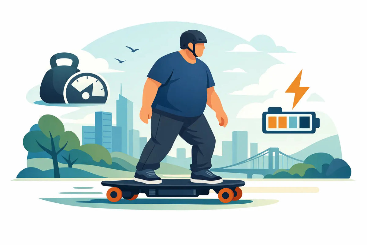 Choosing an Electric Longboard for Heavy Riders