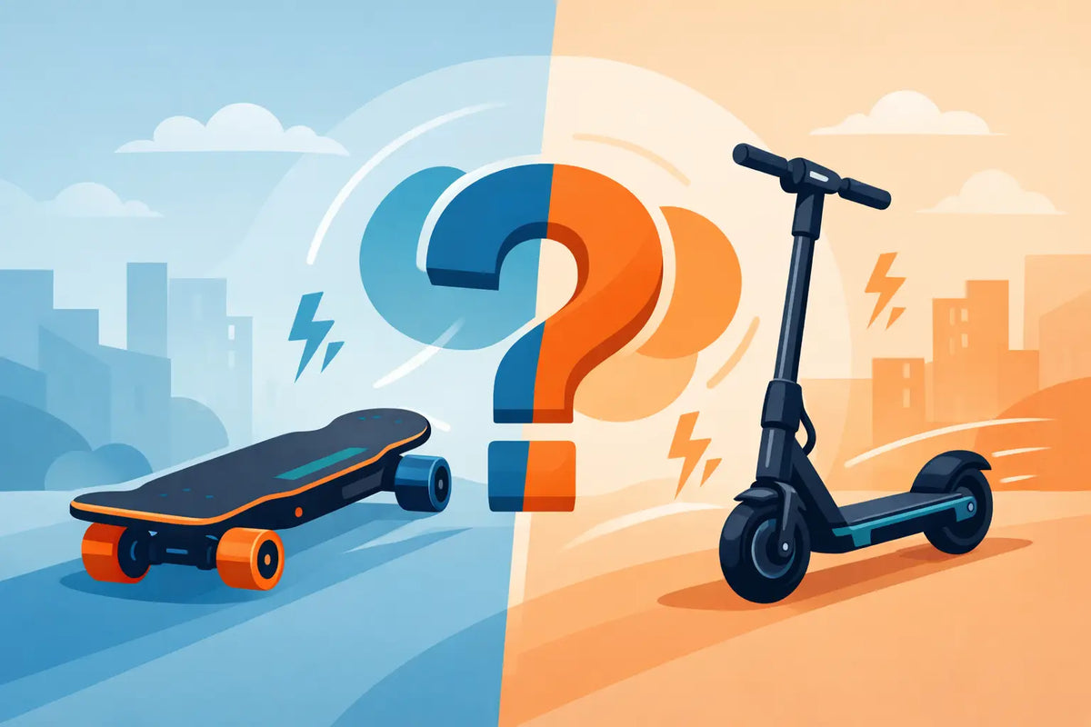 Electric Skateboard vs Electric Scooter: Which Fits?