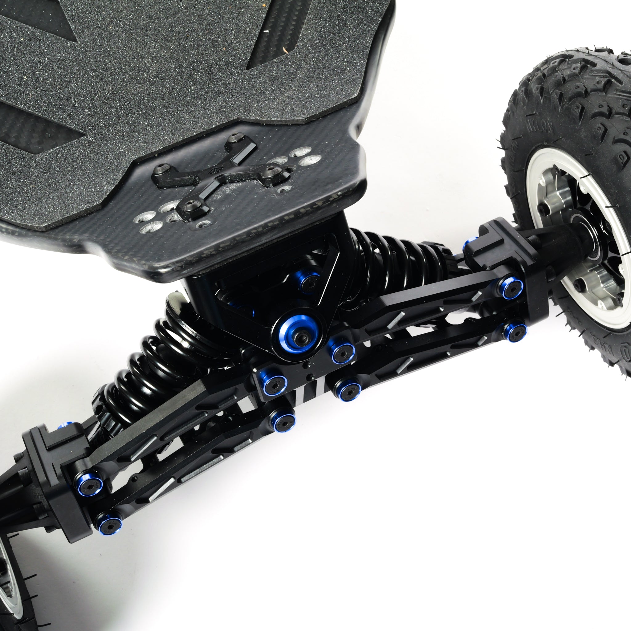 VELAR suspension truck spring system detail shock absorbing electric skateboard