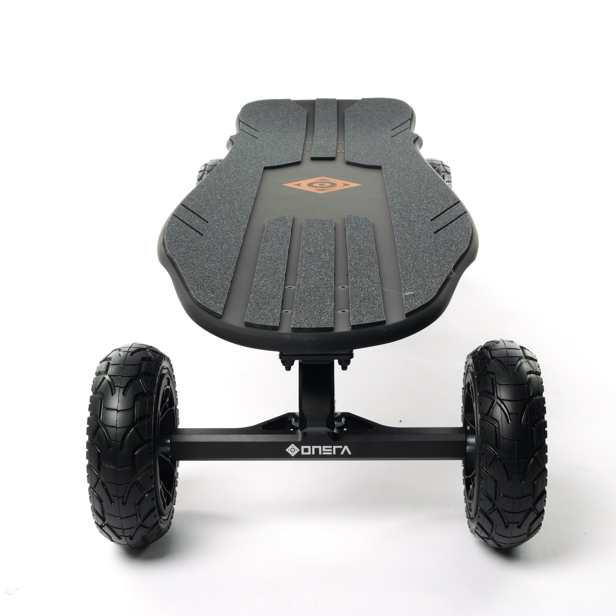 Challenger 2 electric skateboard with kicktail deck, all-CNC trucks and components, high performance esk8 longboard for commuting and carving