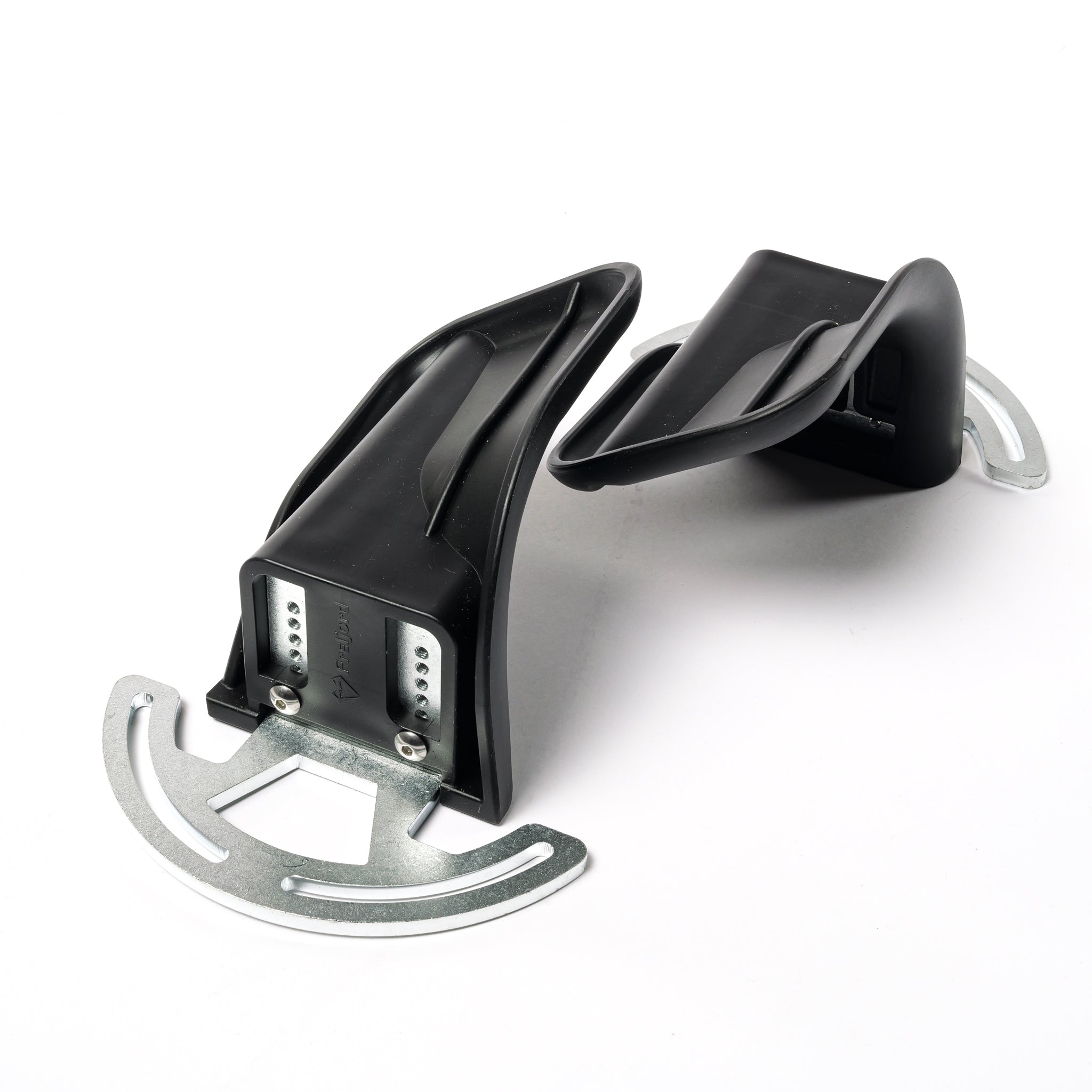 Black adjustable electric skateboard and longboard foot bindings with CNC steel mounting plate for downhill, freeride, carving, drifting, and off-road riding
Adjustable esk8 and longboard bindings with ergonomic foot support and CNC metal base for maximum board control and stability

Electric skateboard foot binding underside with reinforced mounting system and CNC steel plate compatible with longboards and freeride setups