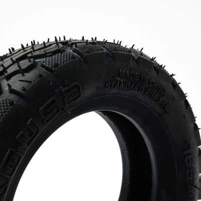 165mm off-road electric skateboard tire with thick reinforced sidewalls and aggressive all-terrain tread pattern
Heavy duty 165mm AT tire for electric skateboards designed for dirt trails, gravel, and off-road riding