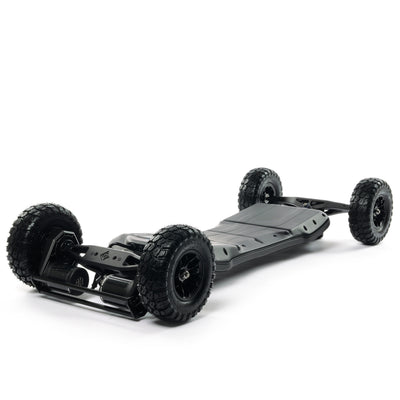 VELAR 14S4P off-road electric longboard battery, compactly integrated into the large high-performance board for extreme speed and off-road riding.