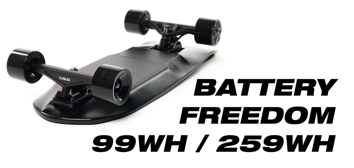 Možnosti baterie ZENO: 99Wh nebo 259Wh